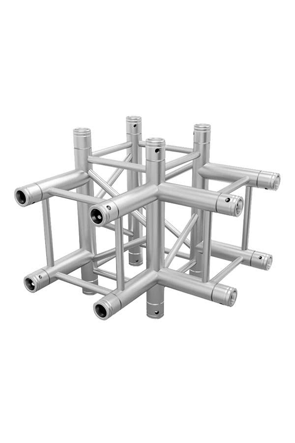 Global Truss - SQ-4130 - 4-WAY T-JUNCTION horizontal left | Stage Truss