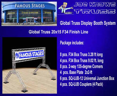 Global Truss 20x15 F34 Finish Line truss structure