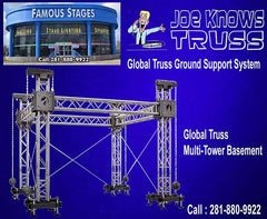 Assembly of Global Truss Ground Support System - Multi-Tower Basement