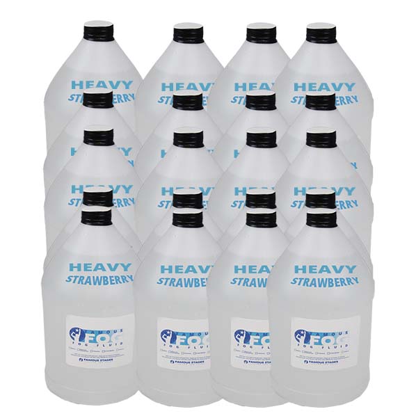 Heavy Fog Fluid - pack of 20 - scented strawberry - five boxes