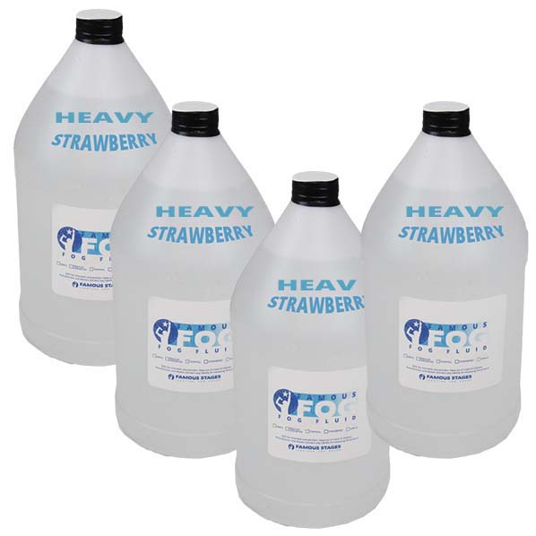 Heavy Fog Fluid - scented strawberryx4 - one box pack of 4