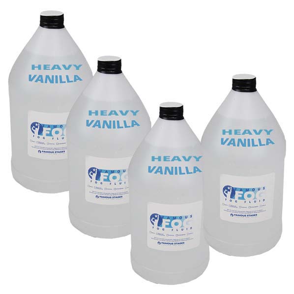 Heavy Fog Fluid - pack of 4 - scented vanillax4 - one box