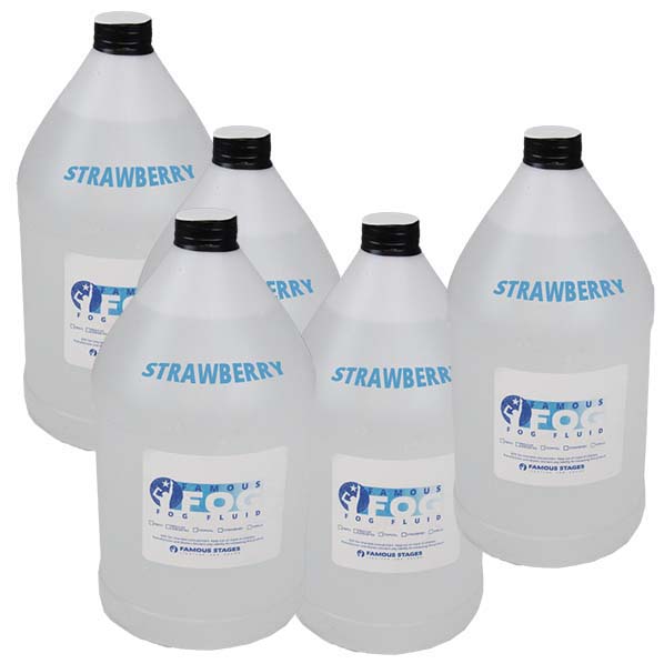 Fog Fluid - scented strawberry  five gallons