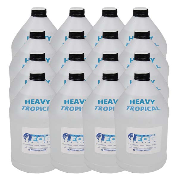 Heavy Fog Fluid - pack of 16 -scented tropical x 16 - four boxes