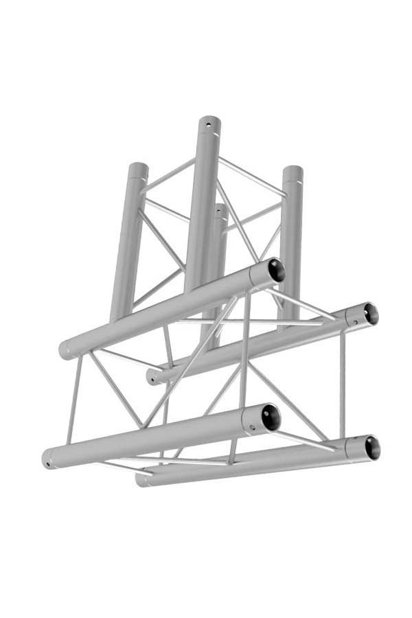 Global Truss F24 8.5in Aluminum Box Truss 8.5” 3 Way T vertical inverted | Stage Truss