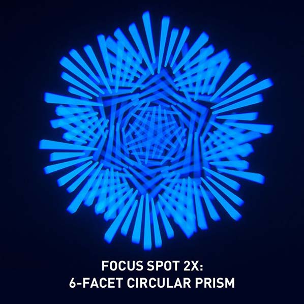 ADJ Focus Spot 2X Moving Head circular prism | Stage Lighting