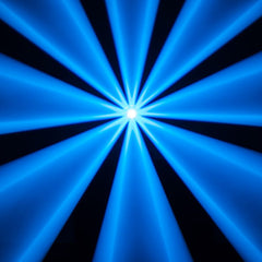 ADJ Lighting Focus Spot 7Z Moving Head Blue Circular Effects  Stage Lighting