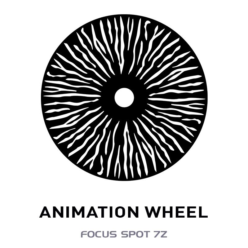 ADJ Lighting Focus Spot 7Z Moving Head Animation Wheel Stage Lighting