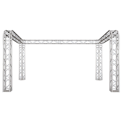 Global Truss 10x20 ft Booth with Rounded Corners