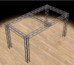 Global Truss 10' X 20' Display Booth Truss System with Center Beam