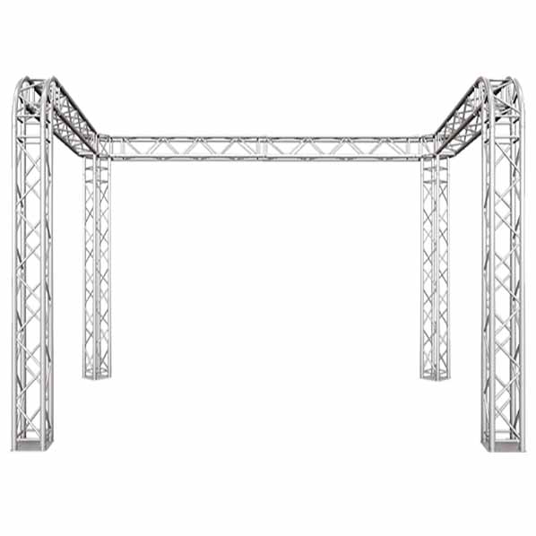 Global Truss 20x20 ft F34 Booth Truss with Rounded Corners