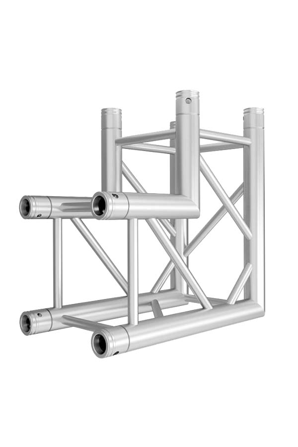 Global Truss 90C2 12-inch Aluminum Box Truss Corner vertical up | Stage Truss