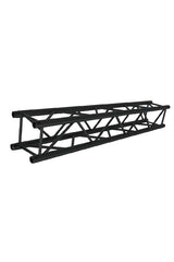 Global Truss - SQ-4110-BLK F34 12-INCH ALUMINUM BOX TRUSS BLACK 3.28  FT horizontal slant right | Stage Truss