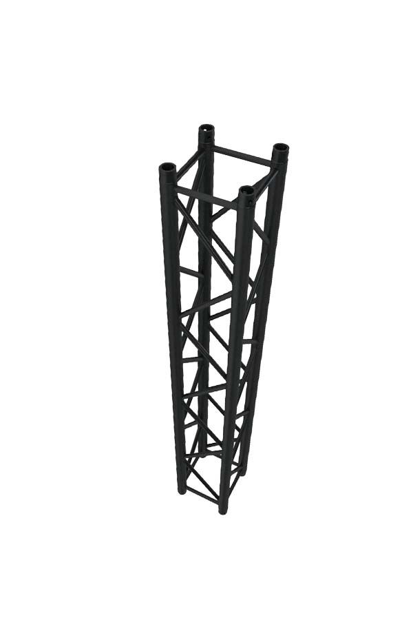 Global Truss 12-inch Black Aluminum Box Truss 4.92' vertical inverted| Stage Truss