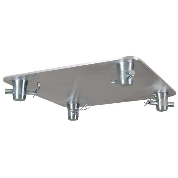 Global Truss - SQ-4137 - 12 inch Aluminum Base Plate - horizontal inverted