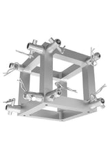 Global Truss Aluminum Box Truss 4-inch Universal Junction Block horizontal right | Stage Truss