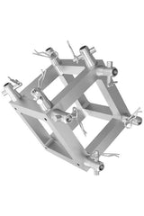 Global Truss Aluminum Box Truss 4-inch Universal Junction Block slant right down | Stage Truss