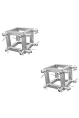 Global Truss Aluminum Box Truss 4-inch  Universal Junction Block Pack of 2