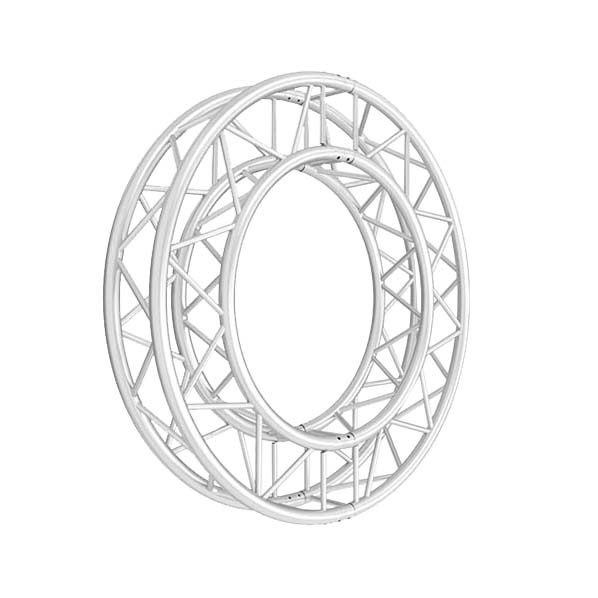 Global Truss F34 Square Truss Circle SQ-C1.5-180 - 4.92ft (1.5M) - vertical right | Stage Truss