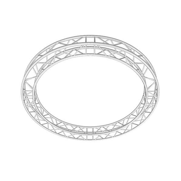 Global Truss F34 12in Square Truss Circle SQ-C4-90 - 13.12ft (4.0M) - horizontal down | Stage Truss