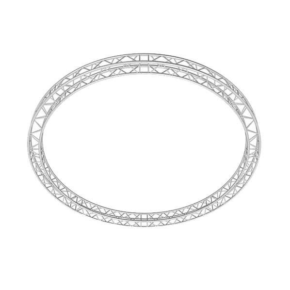 Global Truss F34 12in Square Truss Circle SQ-C5-45 - 16.4ft (5.0M) - horizontal down | Stage Truss