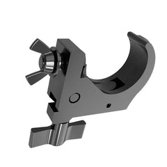 Global Truss-SNAP CLAMP BLK-Medium Duty Hook Style Clamp 50mm Tubing-F31,F32,F33,F34,F44P Truss Black-inverted horizontal