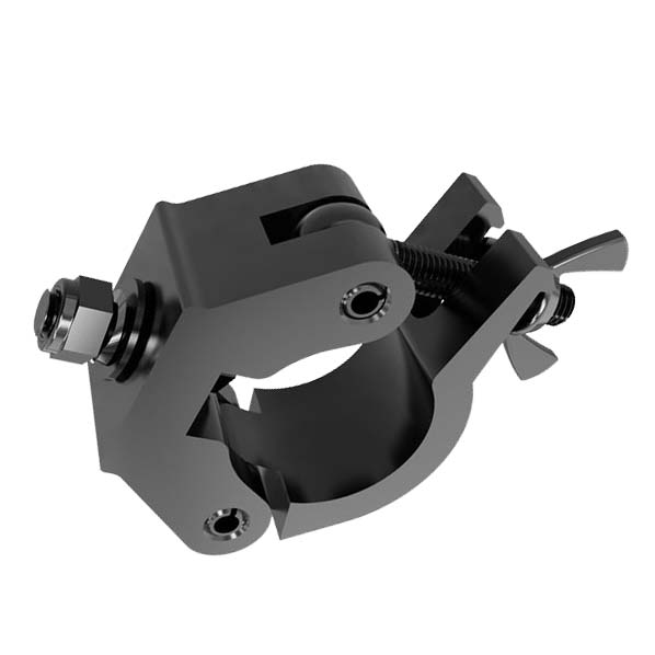 Global Truss-X-PRO CLAMP BLK-Extra Heavy Duty Clamp For 2" Tubing-F31,F32,F33,F34,F44 Truss Black-horizontal right