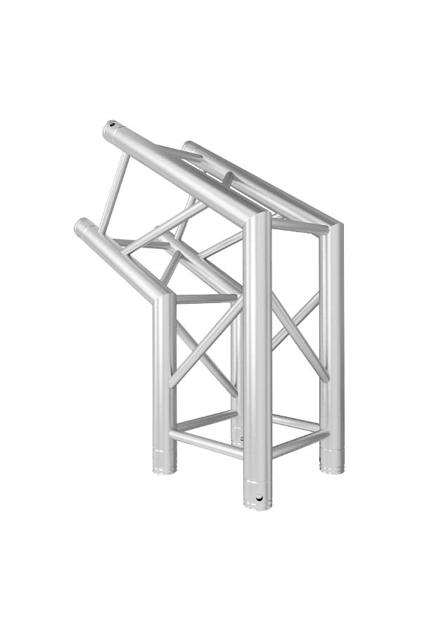 Global Truss 120C 12-inch Aluminum Box Truss Corner vertical down | Stage Truss