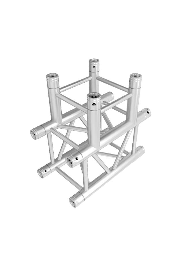 Global Truss T3 12-inch Aluminum Box Truss T vertical inverted | Stage Truss