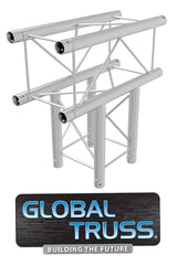 Global Truss F24 8.5in Aluminum Box Truss 8.5” 3 Way T with logo