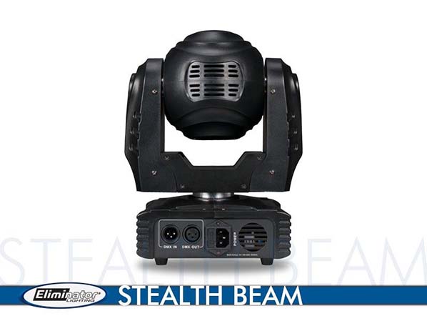 Eliminator Lighting Stealth Beam-ADJ-Pack of 3 for Stage Lights/Truss set ups - rear view