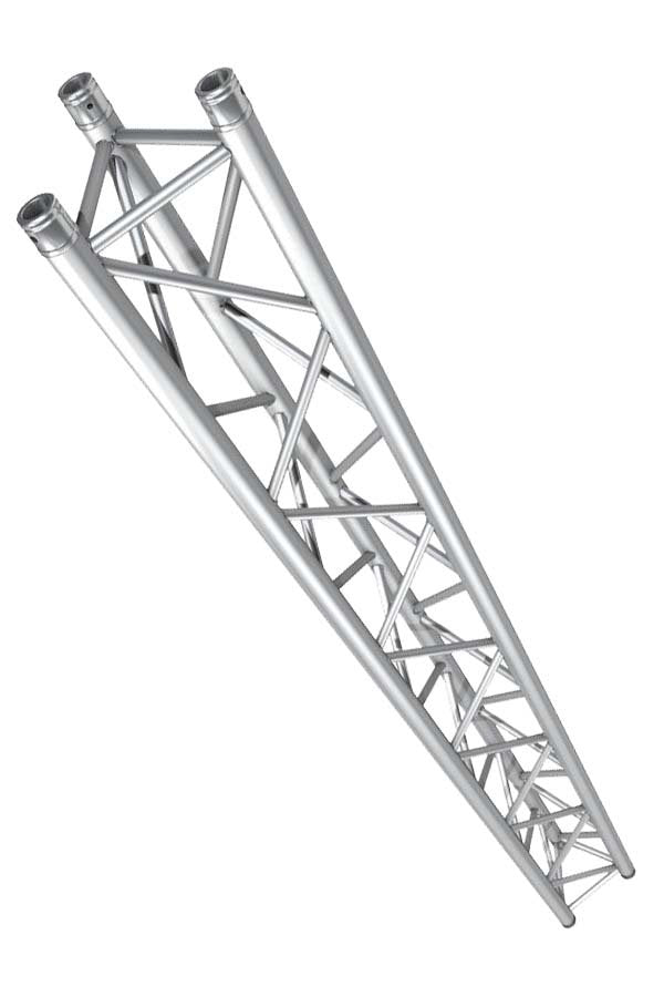 Global Truss F33 12in Aluminum Triangle Truss TR-4078-1250 - 4.10ft (1.25m) slant right inverted | Stage Truss