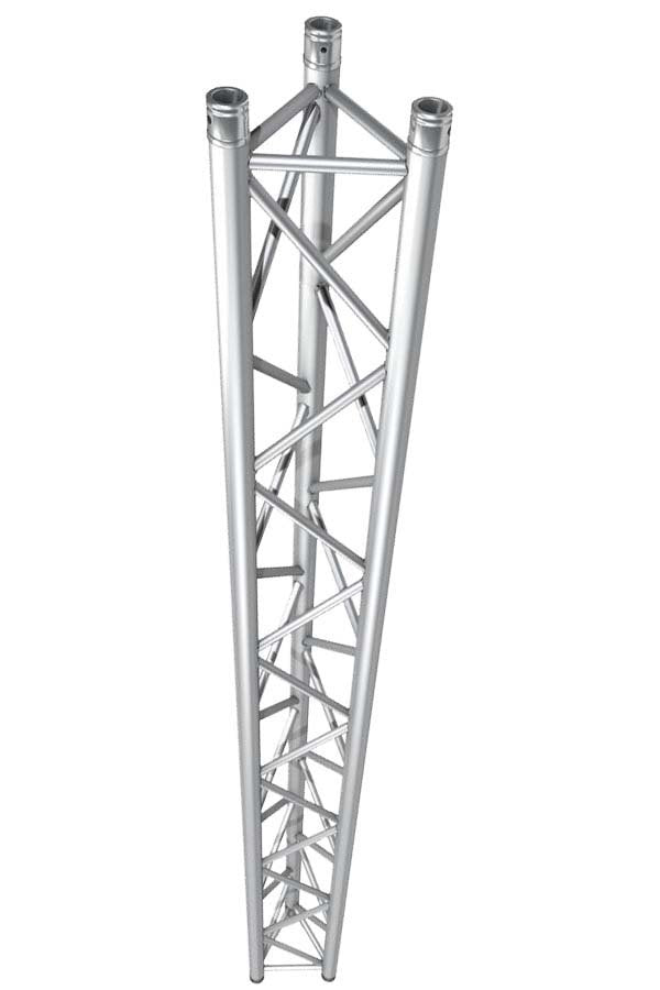 Global Truss F33 12-inch Aluminum Triangle Truss TR-4076 -375 1.23 ft vertical inverted  | Stage Truss