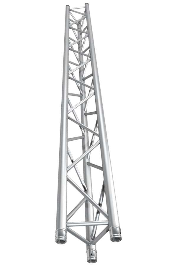 Global Truss F33 12 inch Aluminum Triangle Truss TR-4077 - 3.28 ft  vertical | Stage Truss