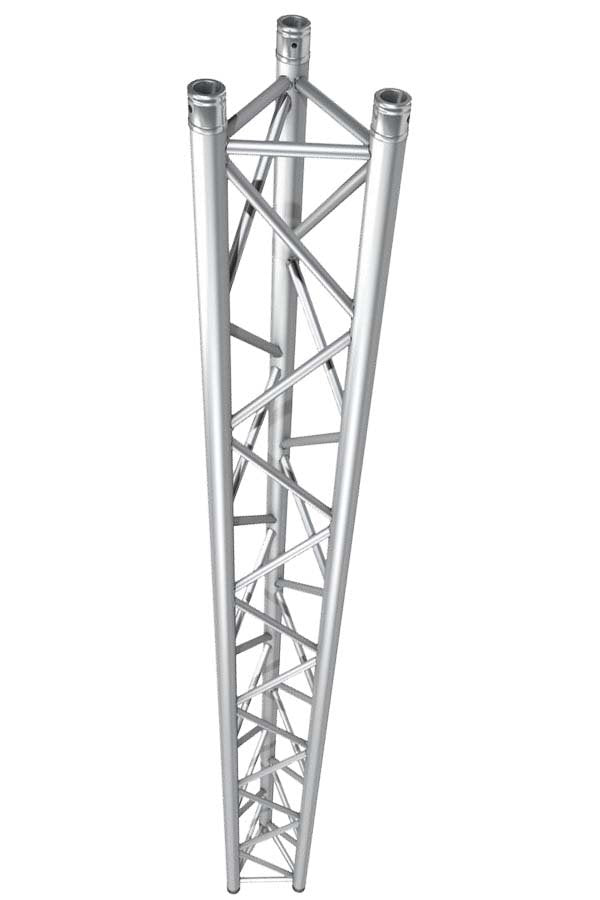 Global Truss F33 12 inch Aluminum Triangle Truss TR-4080 - 8.20 ft vertical inverted | Stage Truss