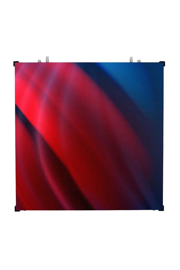 American DJ - VS3ip 9x5 - 3.84MM OUTDOOR LED VIDEO WALL 17FT  X 9FT 5" - single video  panel with red graphics background