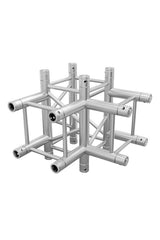 Global Truss F34 12x12 Circle Truss Display System with Cross | Stage Truss  -  4 pcs. Global Truss F34 12-inch 4 way T-Junction 1.64 ft