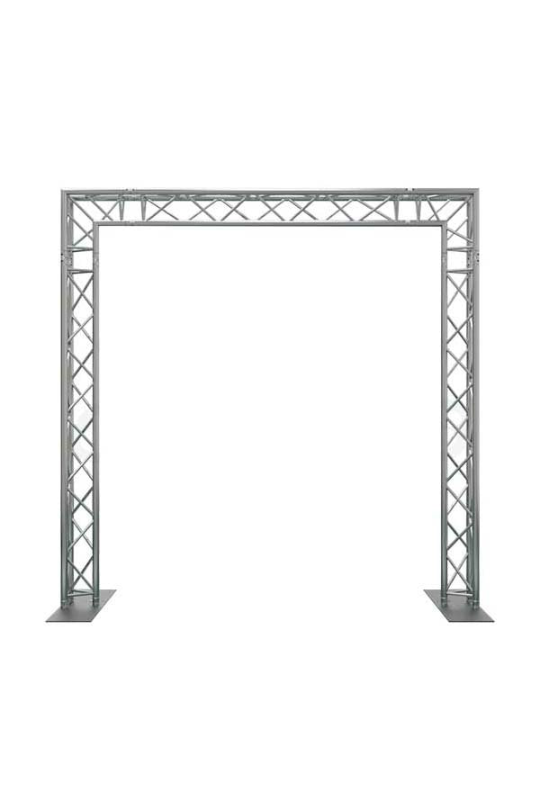 Global Truss F33 10x10-ft Triangle Goal Post System front | Stage Truss