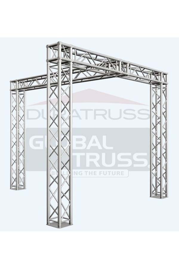 Global Truss 10x10 F34 Tri-Post Truss Trade Show Display System larger photo  | Stage Truss