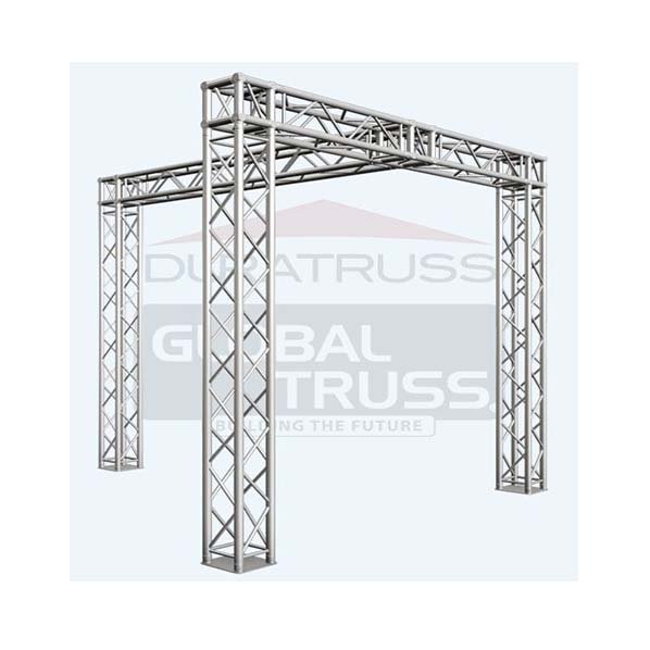 Global Truss 10x10 F34 Tri-Post Truss Trade Show Display System | Stage Truss