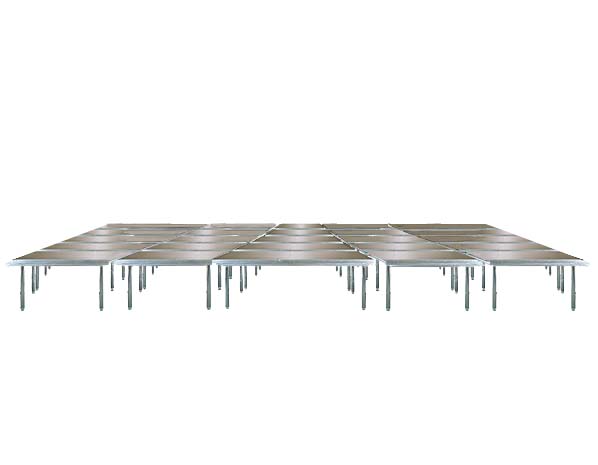 Global Truss Portable Stages - 25 Panels 16.4 ft x 32.8 ft - front 