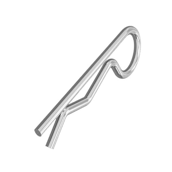 Global Truss 4in Aluminum Mini Square Truss R-Clip F14 - F14 Safety Clip For Pins (10pk) Slant Right
