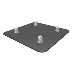 Global Truss - SQ-4137H-BLK - F34 16-inch x 16-inch Aluminum Base Plate Black 598px  | Stage Truss