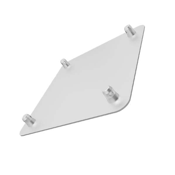Global Truss SQ-4187 Base Plate slant right  | Stage Truss