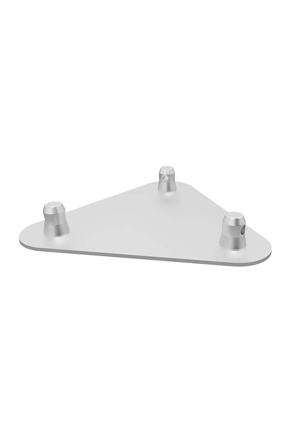 Global Truss - TR-4108 - F33 12 in Aluminum Triangle Truss Base Plate | Stage truss