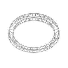 Global Truss F34 12in Square Truss Circle SQ-C2-90 - 6.56ft (2.0M) - horizontal down | Stage Truss