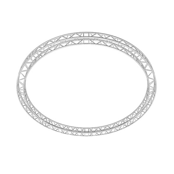 Global Truss F34 12in Square Truss Circle SQ-C8-45 - 26.24ft (8.0M) - horizontal down | Stage Truss