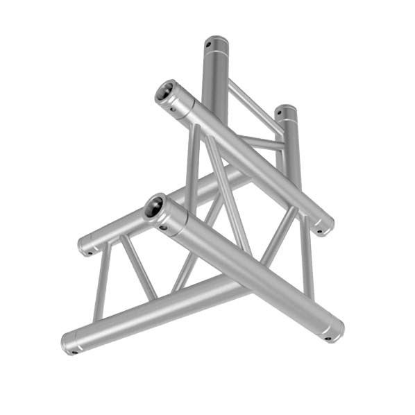 GLOBAL TRUSS F32 IB-4069V - 4-WAY VERTICAL I-BEAM T-JUNCTION-vertical down | Stage Truss
