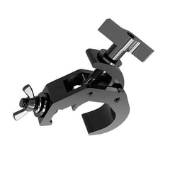 Global Truss Jr Quick Rig Clamp BLK Hook style clamp with T-Handle Black slant right