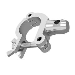 Global Truss - ST-824 SIDE ENTRY CLAMP 2-inch Wrap Around Half Coupler with Reversed Elbow horizontal